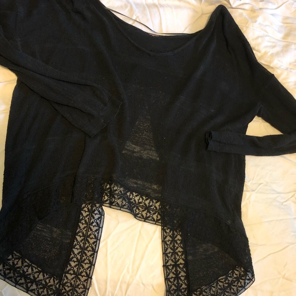 Free People sheer sweater - Picture 3 of 3
